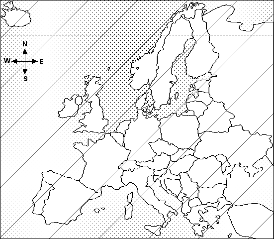 Outline map of Europe